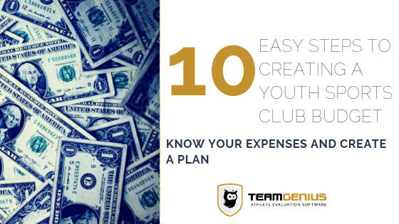 Creating a budget for your youth sports team can be easy